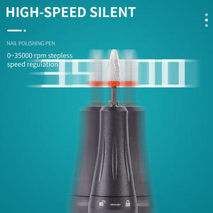 Taladro de Uñas Inalámbrico Portátil de 35000 rpm, 20 W, Recargable, con Mango de Acero Inoxidable, Herramienta de Cuidado de Belleza de Larga Duración - Product Image 3