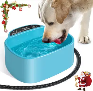 Heated Water Bowl for Outdoor Smart Thermal-Bowl Provide Drinkable Water in Winter, Pet Product of Heating Feeding Pet Water Bow