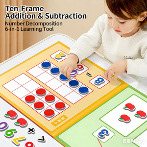 Material Didáctico <span class=keywords><strong>de</strong></span> Matemáticas para Niños, Tablero Magnético <span class=keywords><strong>de</strong></span> 2x1 con Cuadrícula <span class=keywords><strong>de</strong></span> Diez para <span class=keywords><strong>Primaria</strong></span> - Product Image 3