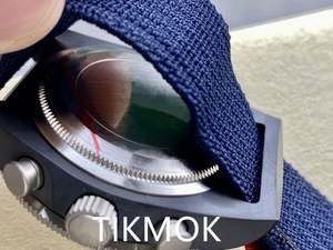 Montre mécanique chronographe en titane M+ Factory FXD pour homme avec verre saphir 42 mm - Product Image 4