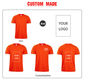 Venta al por mayor personalizado 150gsm 100% poliéster Camisetas cuello redondo hombres mujeres tallas <span class=keywords><strong>cumpleaños</strong></span> prensa impresión sólido en blanco camisetas - Product Image 5