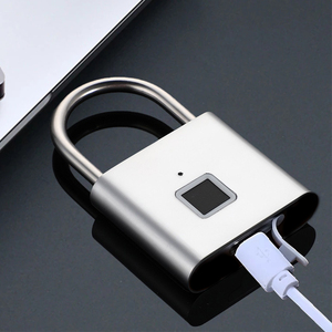 การชาร์จแบบไร้กุญแจด้วย USB ล็อคลายนิ้วมือ กุญแจอัจฉริยะ กุญแจล็อคประตูกันน้ำ ปลดล็อค กุญแจแบบพกพาป้องกันการโจรกรรม - Product Image 4