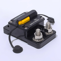 Interruptor de Circuito de CC de 48V E9C 250A con Pernos de 3/8'', Reinicio Manual, Impermeable IP67, para Camiones, Autocaravanas y Embarcaciones