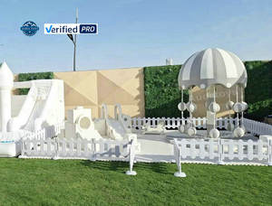 AUDATOYS Carrusel Eléctrico de Madera Suave de 8 Pies para Exteriores e Interiores para Niños de 2 a 10 Años de Edad-Uso Doméstico - Product Image 5