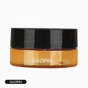 Eco Friendly Plastic Empty 200g Body Scrub Jar Amber Packaging Hair Gel Container Cream Jars