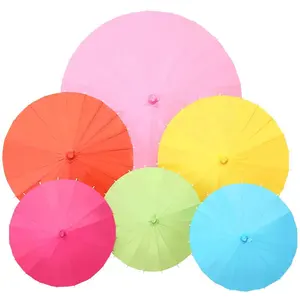 Ombrello parasole di seta di carta nuziale su misura di moda per eventi
