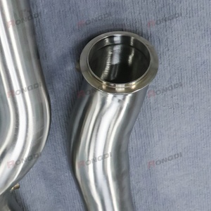 ท่อไอเสียตรงลดขนาดทำจากสแตนเลส 304 สำหรับ BMW M3 M4 G80 G82 S58 3.0T ปี 2021-2024 - Product Image 6