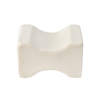 Almohada Ortopédica de Espuma Viscoelástica para Rodillas, Agradable al Tacto, con Funda de Malla Desmontable con Cierre para Dormir en la Cama, Soporte para Piernas y Cadera