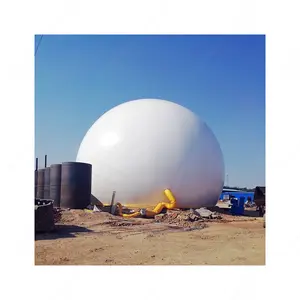 Dual guangdong Membrane Biogas Holder harga heater fiberglass for biogas digester