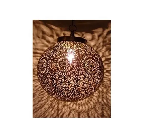 Lámpara colgante marroquí, decorativa para techo