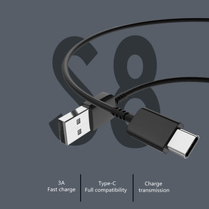 Câble USB C vers USB A de 1,2 m, charge <span class=keywords><strong>rapide</strong></span>, synchronisation des données, pour Samsung S10 S9 <span class=keywords><strong>Redmi</strong></span> <span class=keywords><strong>Note</strong></span> <span class=keywords><strong>8</strong></span> <span class=keywords><strong>Pro</strong></span>, câble de <span class=keywords><strong>chargeur</strong></span> USB type C - Product Image 5