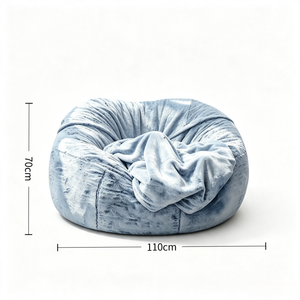 Canapé-lit <span class=keywords><strong>Letao</strong></span> Tao inclinable et pivotant, surdimensionné, en peluche, confortable, 3-en-1, enveloppant, pour salon, hôtel et villa - Product Image 6