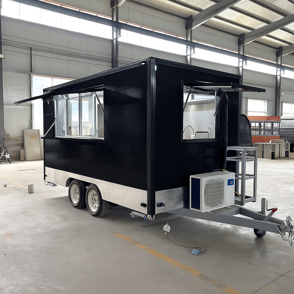 Быстрый концессионный трейлер, Электрический уличный киоск Tuk Crepe Cart, передвижная тележка для еды, дизайн