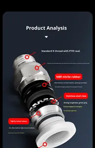 Connettore Rapido Bianco PC8-02 Filettato Dritto per Tubo dell'Aria <span class=keywords><strong>PL</strong></span> Gomito 6-01 10-03 2 4 Vie Raccordo Pneumatico in Plastica per Attuatore - Product Image 3