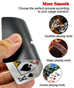 Baraja de Póker con Diseño Personalizado, Impresión de Muestra Impermeable, Venta al por Mayor, Naipes de Póker de Papel Negro, PVC y Plástico con Caja - Product Image 5