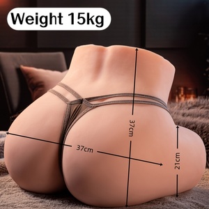Masturbatore Maschile Analogico a Mezzo Busto con Grande Sedere, in TPE Morbido Medicale, Doppio Canale, Impermeabile, Senza Effetti Collaterali, Vendita all'Ingrosso Diretta dalla Fabbrica - Product Image 3