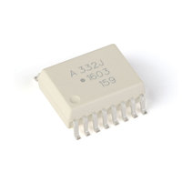 Circuit intégré de commande de porte IGBT ACPL-332J-500E, optocoupleur de commande de MOSFET isolé, SOP-16