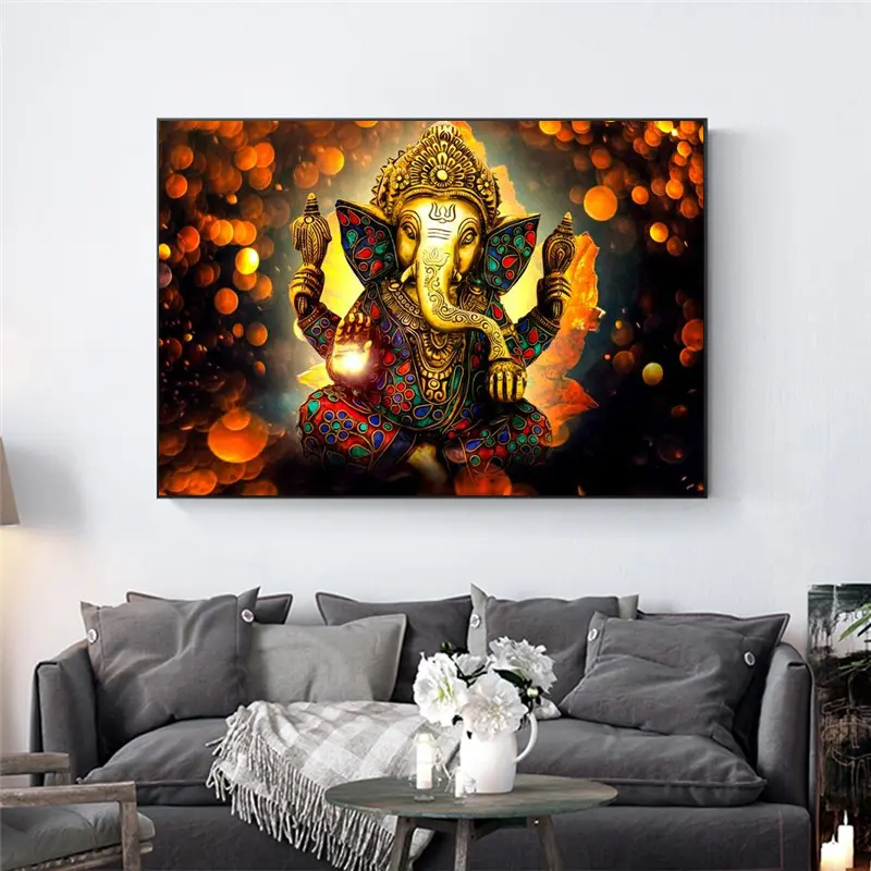 Dipinti su tela divinità indù poster e stampe Wall Art Pictures Canvas Art poster murale Decor