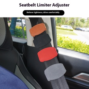 Clip de cinturón de seguridad magnético de gamuza ajustable, fijador limitador de cinturón de seguridad de coche para niños y mujeres embarazadas, accesorios interiores - Product Image 3