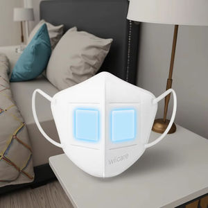 Masque d'humidification Wiicare en tissu non tissé à 3 couches, réutilisable, pour le soin de la rhinite, ajustement confortable, soulagement de la sécheresse - Product Image 1