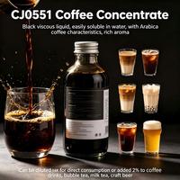 Sirop concentré de café de qualité alimentaire pour café, bubble tea, boissons, bière artisanale, certifié HALAL ISO22000 1 kg MOQ Tangzheng Échantillon gratuit