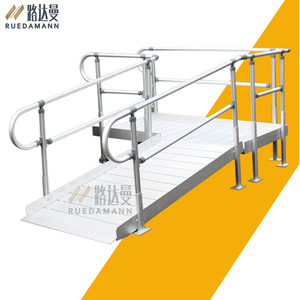 Rampa portátil modular de aleación de aluminio Ruedamann RS900, rampa de acceso accesible para sillas de ruedas y ayudas de movilidad. - Product Image 2