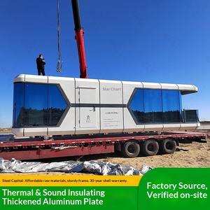 Outdoor 3-4 People Automatic Camping B & B House Container Camping <b>Tents</b> Rain-Proof and Sun-Proof Assembled House - Product Image 1