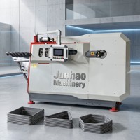 Nouvelle machine de cintrage automatique CNC haute efficacité pour étriers en acier, pour la découpe précise des barres d'acier et l'équipement de traitement des barres d'armature