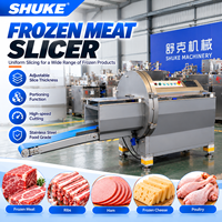 Machine à découper la viande congelée commerciale pour blocs de bœuf