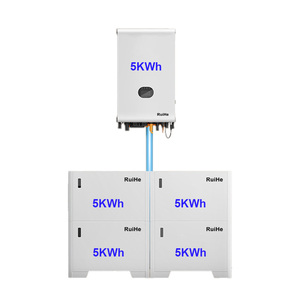 Ruihe All-in-one 48V 5kwh-20kwh Lifepo4ลิเธียมเกรดสามารถ6KW 10KW ระบบพลังงานแสงอาทิตย์อินเวอร์เตอร์ STACKABLE ป้องกัน IP65 BMS สำหรับบ้าน - Product Image 3