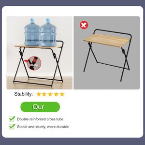 Escritorio plegable portátil para ordenador portátil, <span class=keywords><strong>mesa</strong></span> de <span class=keywords><strong>estudio</strong></span> de lectura para espacio pequeño, dormitorio, sala de estar, escritorio - Product Image 5