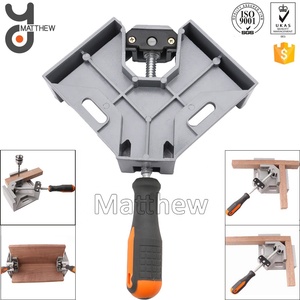 Serre-joints à angle droit 90 degrés avec mâchoires pivotantes réglables en alliage d'aluminium pour le travail du bois, la soudure et le <span class=keywords><strong>bricolage</strong></span> - Product Image 3