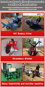 Motoculteur multifonctionnel autoporté avec siège, moteur diesel 10 CV, haute efficacité, outil agricole <span class=keywords><strong>de</strong></span> Chine - Product Image 2