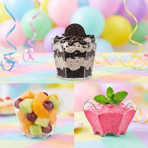 Vasos <span class=keywords><strong>de</strong></span> Plástico PS Cónicos <span class=keywords><strong>de</strong></span> Pared Simple Transparentes para Pasteles, Postres, Mini Contenedores <span class=keywords><strong>de</strong></span> Helado, Mousse, Pudín, para Fiestas, Catering, Desechables - Product Image 3