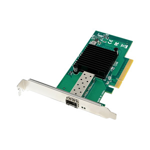 การ์ดเครือข่ายเซิร์ฟเวอร์พอร์ตเดียว Speed Bridge SQ7468 PCIe X8 10GbE SFP+ V2.1 - Product Image 1