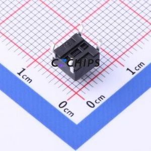 TSD001B06035A03 Tactile Switch Through hole Component (THT)-4P,6x6mm Switch Round Button 3.5N Through Hole 6mm - Product Image 2