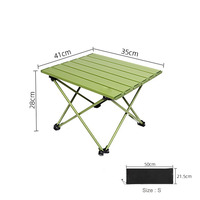 Table pliante moderne en aluminium légère à ouverture facile, mobilier d'extérieur portable pour pique-nique, voyage, camping, utilisation en salle de sport, atelier