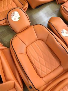 ปลอกหุ้มเบาะรถยนต์หนังแท้กันน้ำ 3 มิติ สีแดง ดำ เทา น้ำตาล สำหรับรถ Porsche Macan ขายส่ง มีสินค้าในสต็อก - Product Image 2