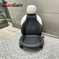 Sièges de voiture ergonomiques en cuir nano, réglables manuellement sur 6 axes, pour conducteur et passager, avec coussin en mousse haute confort pour berline et SUV