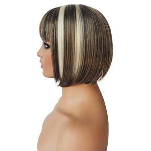 วิกผมผู้<span class=keywords><strong>หญิง</strong></span><span class=keywords><strong>ผม</strong></span><span class=keywords><strong>สั้น</strong></span>ตรง - <span class=keywords><strong>ทรง</strong></span><span class=keywords><strong>ผม</strong></span><span class=keywords><strong>บ๊</strong></span><span class=keywords><strong>อบ</strong></span> - หนังศีรษะเสมือนจริง - แสกข้าง - วิกผมสีน้ำตาลอ่อน - Product Image 5