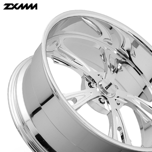 Roues de voiture monobloc ZXMM 16 18 20 <span class=keywords><strong>22</strong></span> 24 26 pouces 5X114.3 roue en alliage d'aluminium forgé sur mesure jante tout-terrain roue concave profonde - Product Image 4