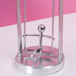 Creative Metal <b>Single</b> Iron Man <b>Swinging</b> Toy For Stress Relief Office Decor Unbreakable Tumbler Decoration - Product Image 4