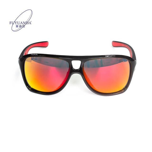 Men's Luxury Style Designer Sunglasses TR90 High Quality Blue Square Plastic Frame Polarized UV400 Custom Logo Fashionable
