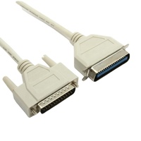 Cable de Impresora DB25M/CN36M con Tornillos Cortos