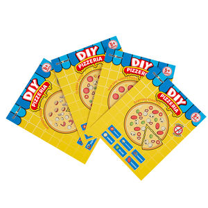 DIY Pizzeria Snow Putty 4 Flavors Foam Putty Vegetables Artificial Food with Knife and <strong>Plate</strong> - Product Image 3