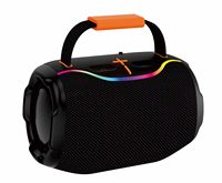 Haut-parleur Bluetooth portable de taille moyenne B27 avec lumière RVB, boîtier en plastique, prise en charge TF/USB/FM pour une utilisation à la maison et en extérieur, 5W BASS
