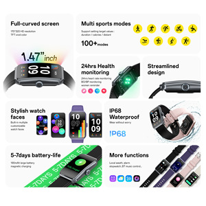 สมาร์ทวอทช์ R11 2026 รองรับการโทรผ่านบลูทูธ หน้าจอสัมผัสเต็มรูปแบบ โหมดกีฬามากกว่า 100 โหมด กันน้ำ IP68 สายซิลิโคน จอแสดงผลขนาดใหญ่ ระบบแอนดรอยด์ สำหรับผู้ชายและผู้หญิง หน้าจอ TFT ตัวเรือนโลหะ - Product Image 6