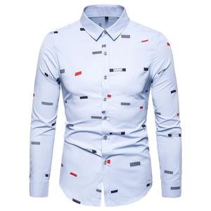 Autunno nuova camicia da <span class=keywords><strong>uomo</strong></span> con stampa a scacchi a maniche lunghe moda da <span class=keywords><strong>uomo</strong></span> con stampa 3D top Casual taglie forti <span class=keywords><strong>abbigliamento</strong></span> da <span class=keywords><strong>uomo</strong></span> di alta qualità - Product Image 3