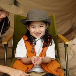 Chapeaux de <span class=keywords><strong>soleil</strong></span> pour enfants, élèves, voyages, <span class=keywords><strong>camping</strong></span>, randonnée, activités de plein air, chapeaux de <span class=keywords><strong>soleil</strong></span> à large bord avec cordon de serrage - Product Image 5