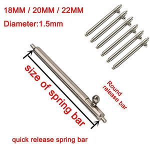 1.5mm Thick <strong>Watch</strong> <strong>Pin</strong> Repair Tools &amp; Kits Quick Release <strong>Watch</strong> Strap Spring Bars <strong>Pins</strong> 16MM 18MM 20MM 22MM 24MM - Product Image 3